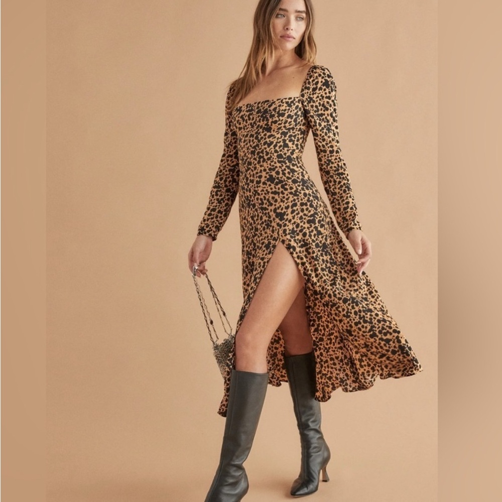 Reformation Sigmund Dress in Blitz - Picture 3 of 8